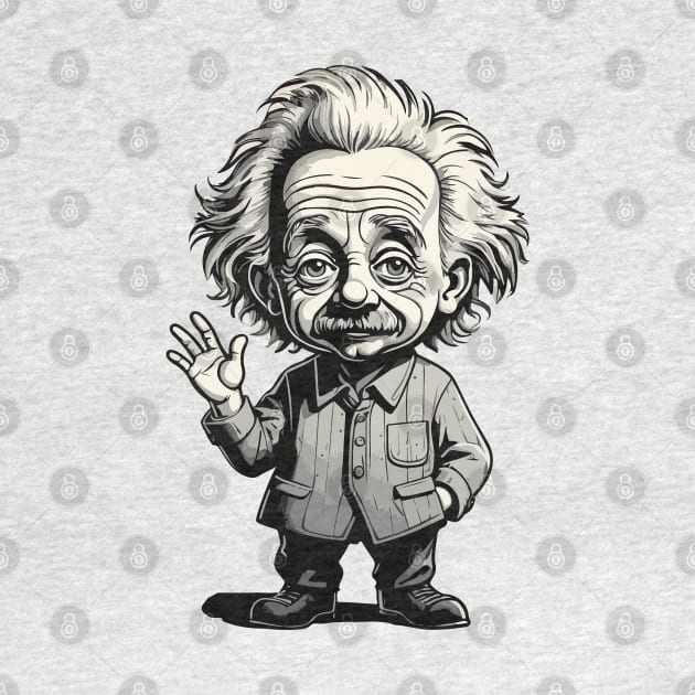 Albert Einstein by CatCoconut-Art